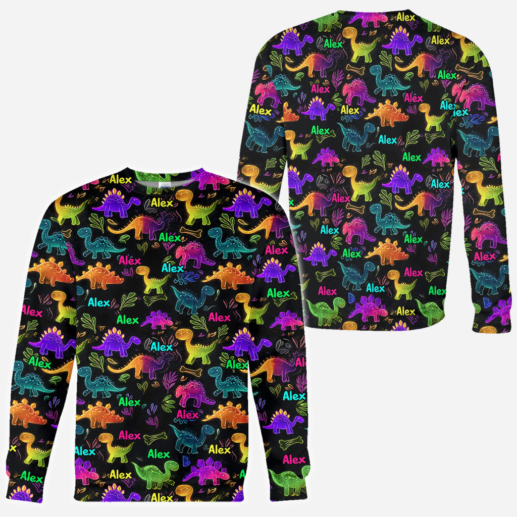 Dinosaur Suitable for Kids to Go Out with Outdoor - Personalized Kid All Over Shirt