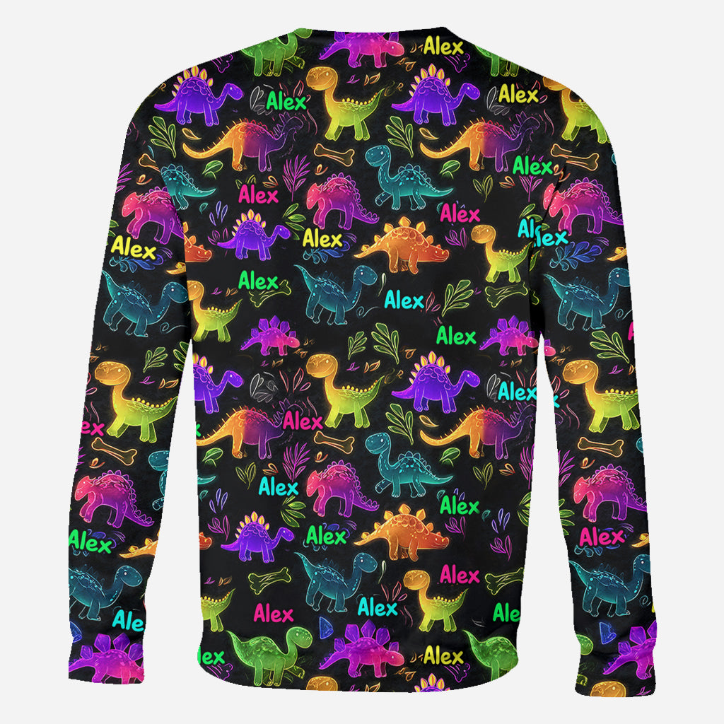 Dinosaur Suitable for Kids to Go Out with Outdoor - Personalized Kid All Over Shirt