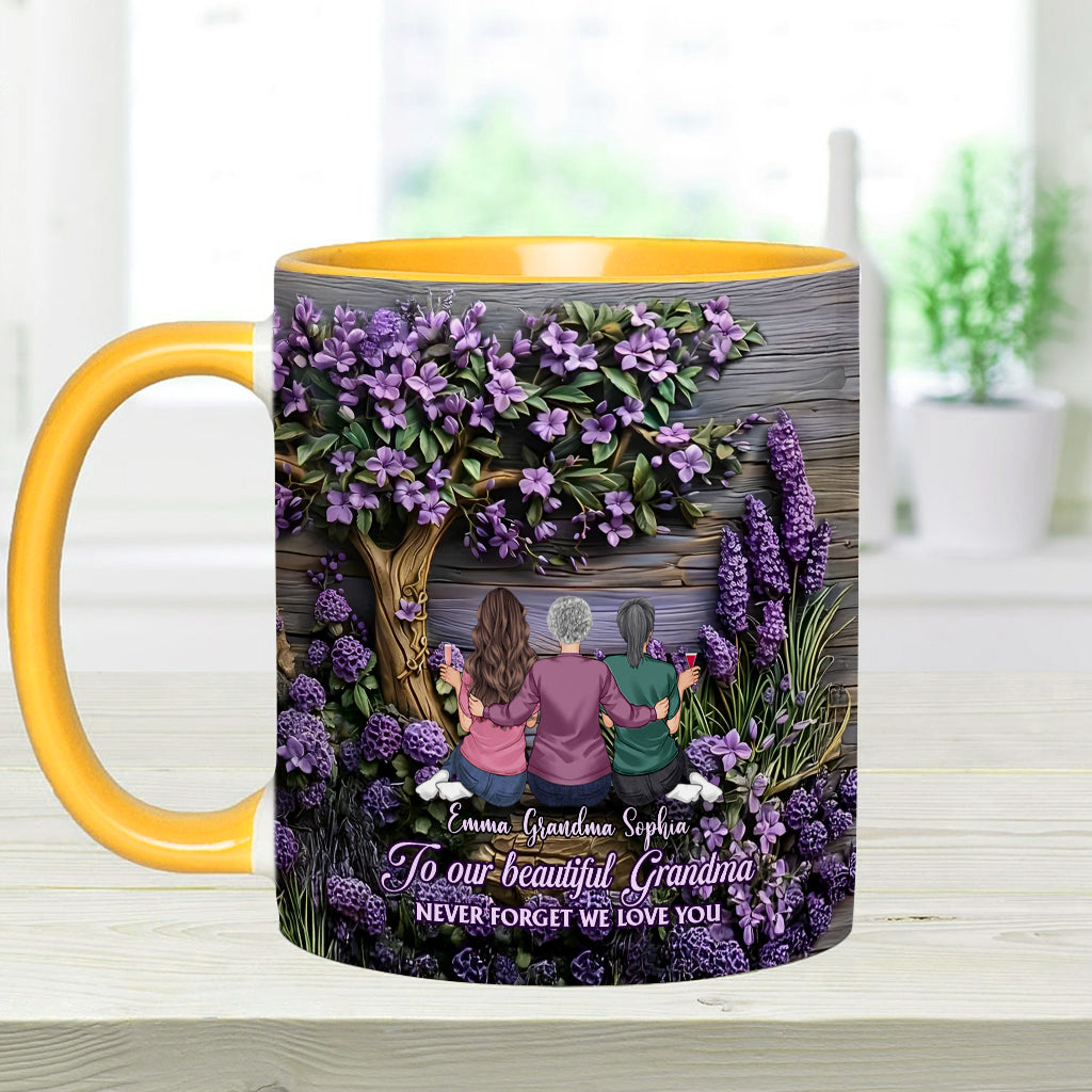 À grand-mère/maman : N'oublie jamais que nous t'aimons ! - Mug personnalisé « Grand-mère »