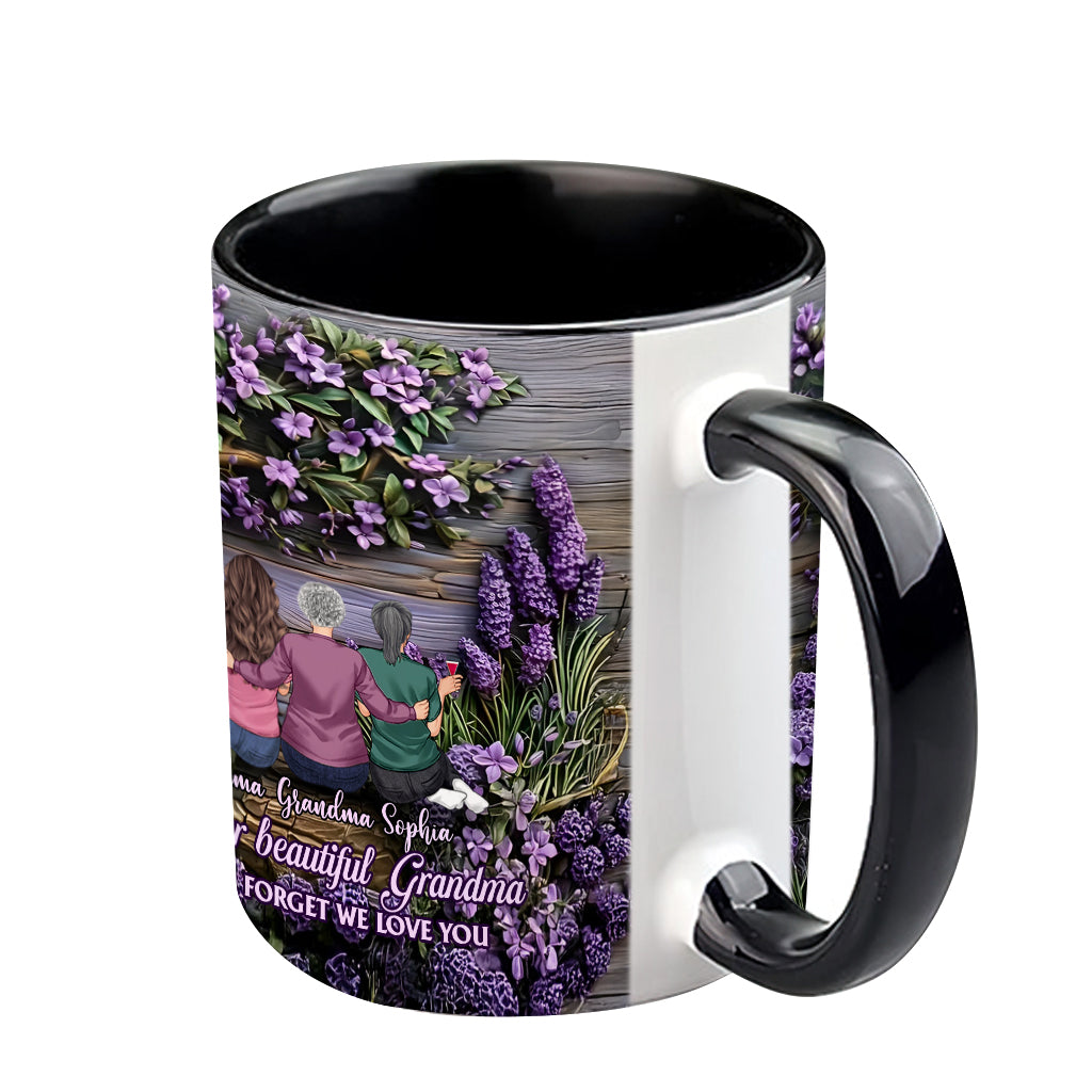 À grand-mère/maman : N'oublie jamais que nous t'aimons ! - Mug personnalisé « Grand-mère »