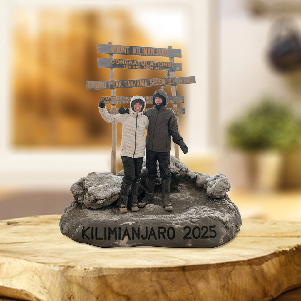 Plaque acrylique personnalisée à partir de n'importe quelle photo - Plaque de randonnée personnalisée en acrylique de forme personnalisée