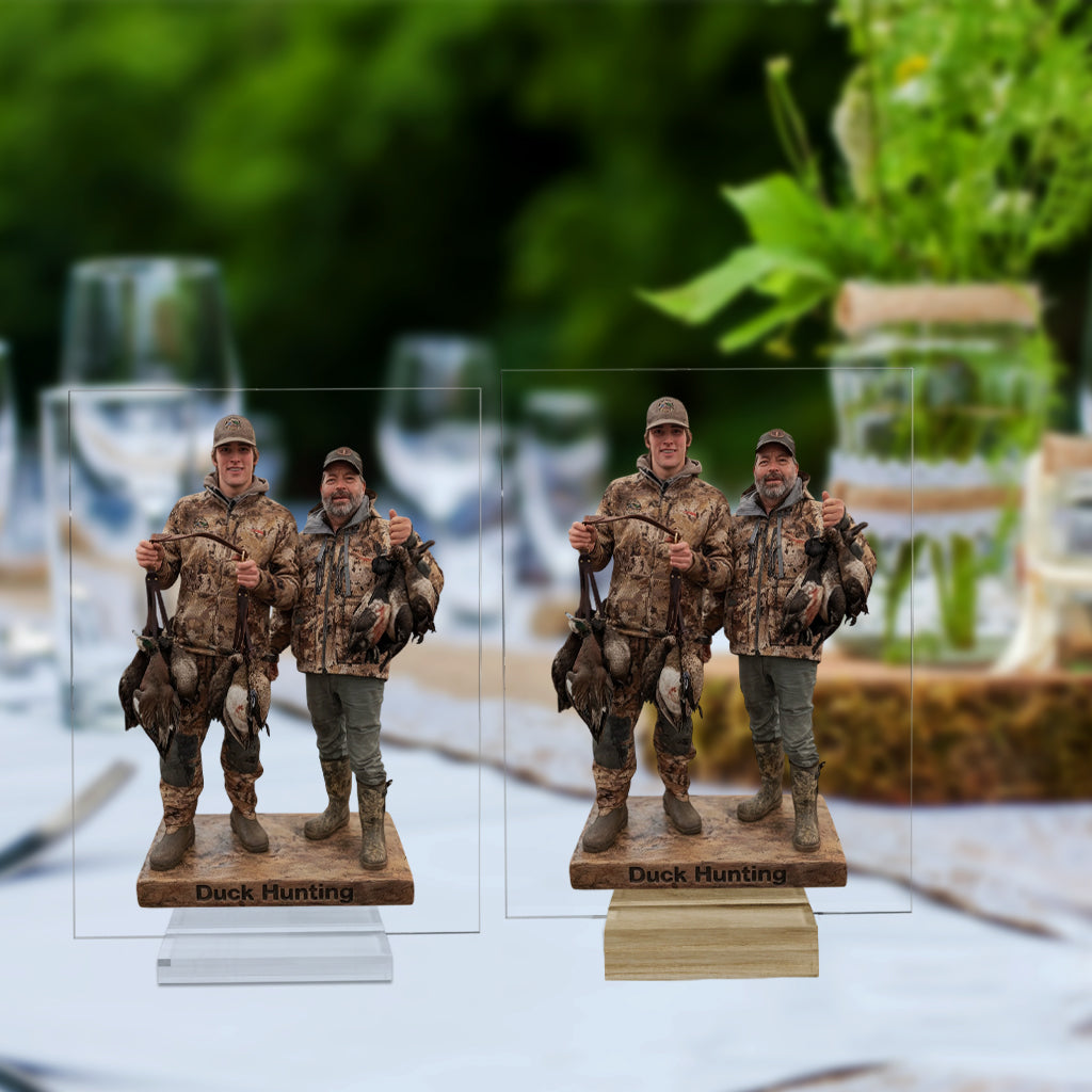 Plaque acrylique personnalisée à partir de n'importe quelle photo - Plaque de chasse personnalisée en acrylique de forme personnalisée