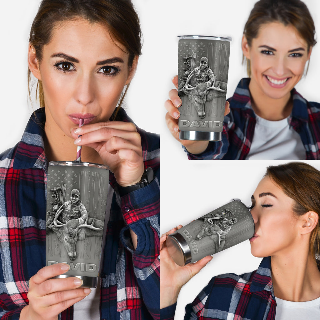 Custom From Any Photo - Personalized Hunting Tumbler