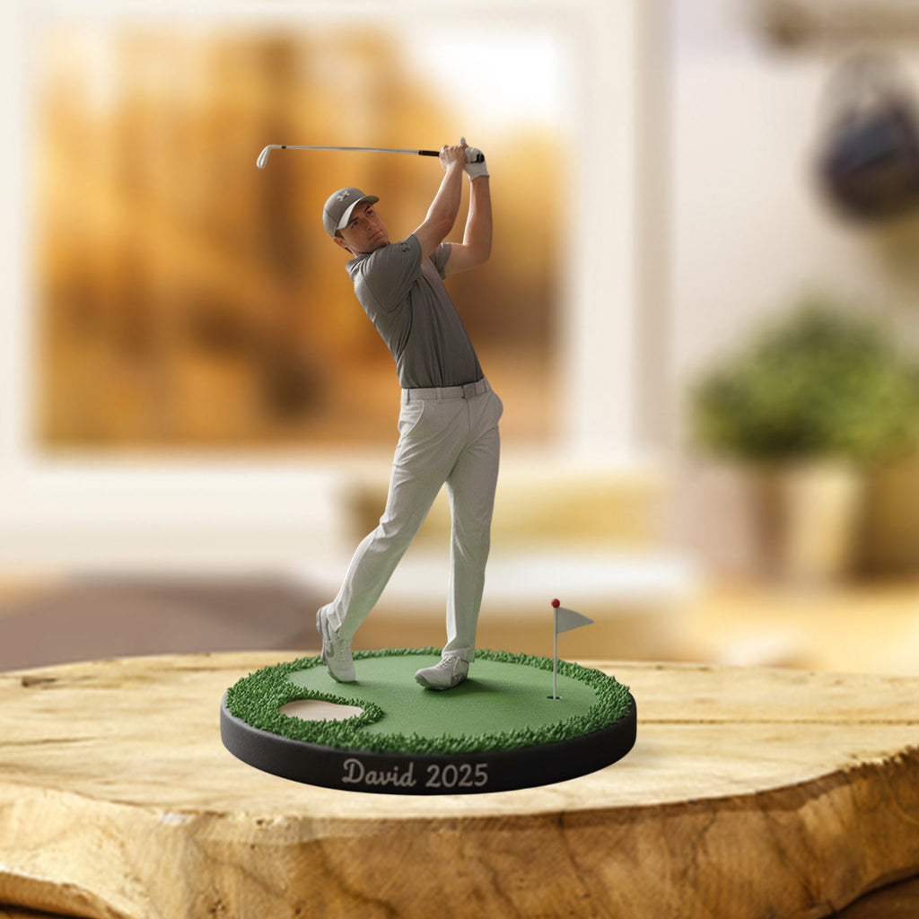 Plaque acrylique personnalisée à partir de n'importe quelle photo - Plaque de golf personnalisée en forme de carte de crédit