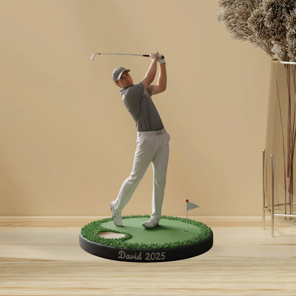 Plaque acrylique personnalisée à partir de n'importe quelle photo - Plaque de golf personnalisée en forme de carte de crédit