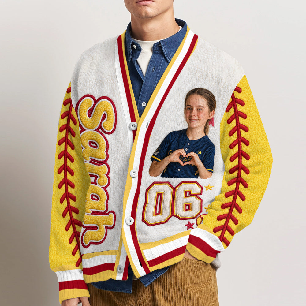 Le Softball, Ma Thérapie - Cardigan Personnalisé