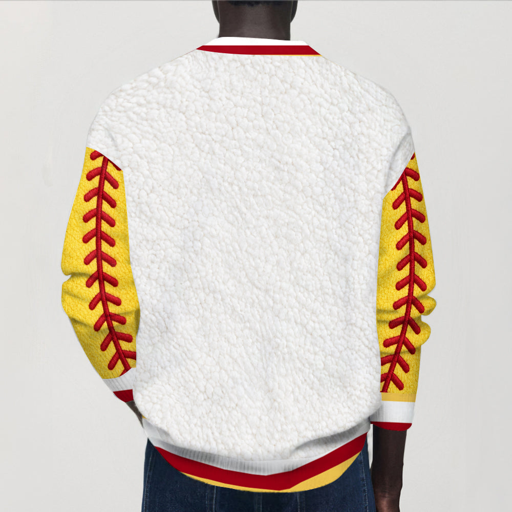 Le Softball, Ma Thérapie - Cardigan Personnalisé
