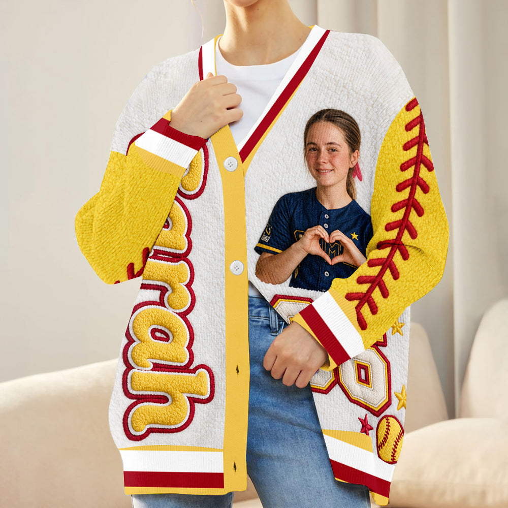 Le Softball, Ma Thérapie - Cardigan Personnalisé