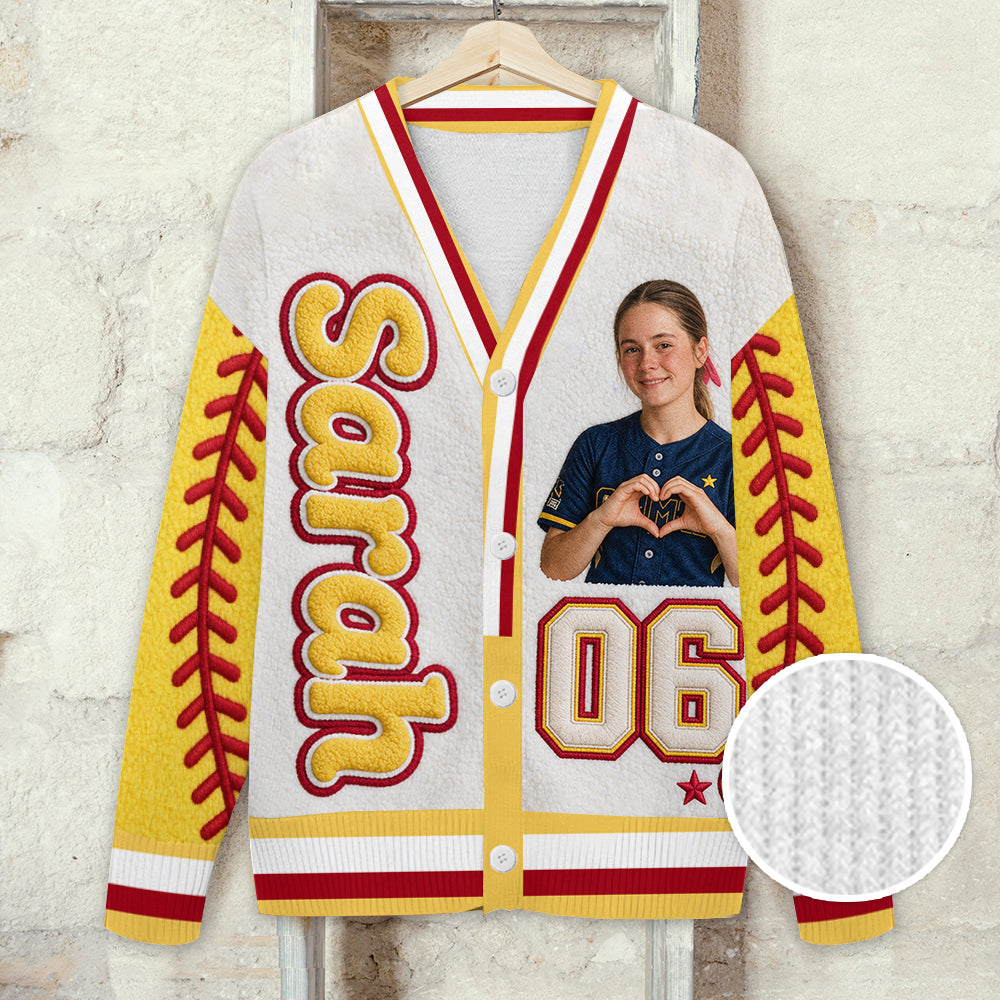 Le Softball, Ma Thérapie - Cardigan Personnalisé