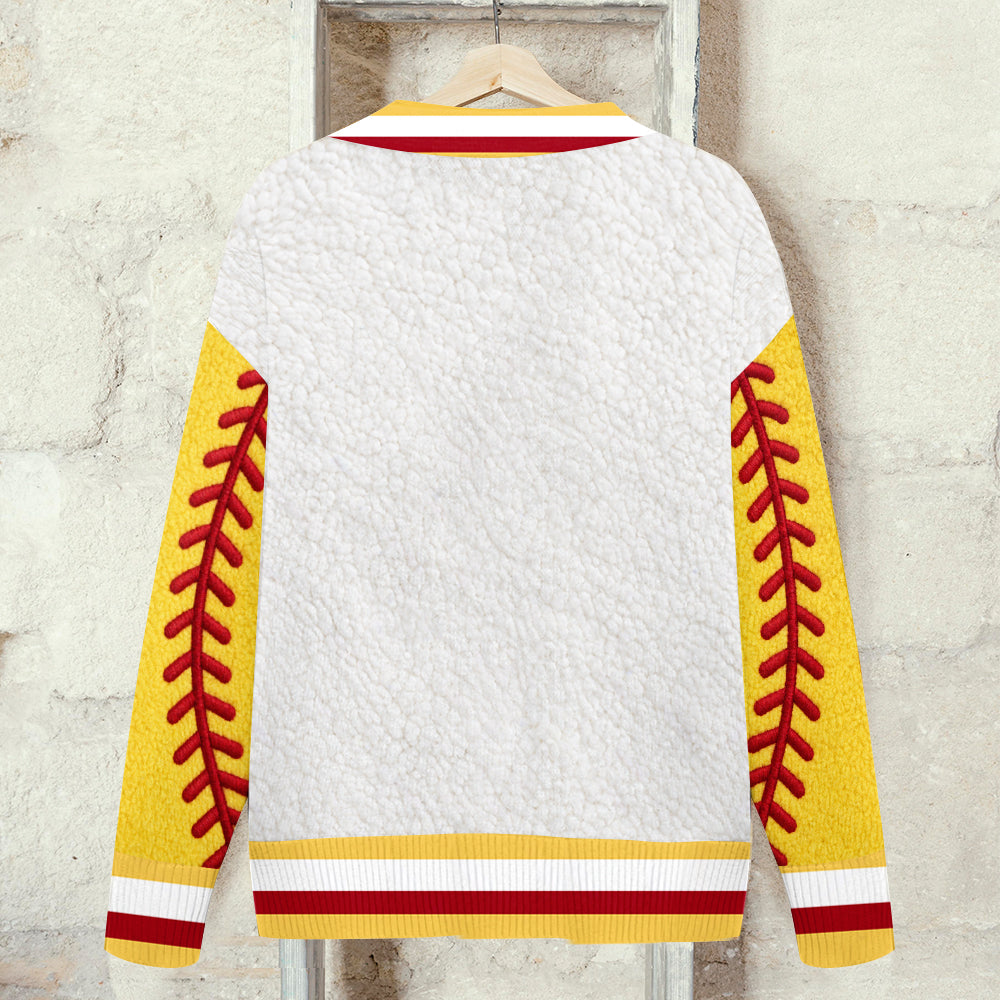 Le Softball, Ma Thérapie - Cardigan Personnalisé