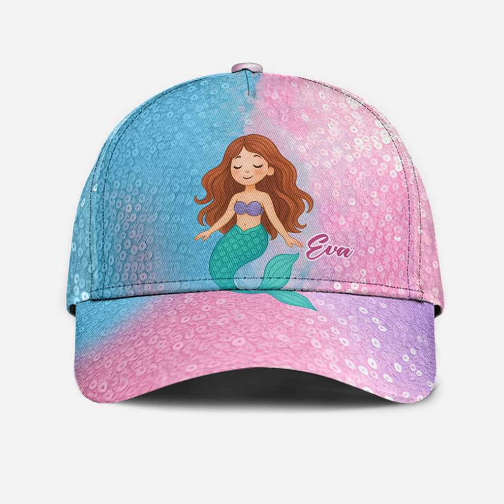 Cadeau sirène pour enfant - Bonnet classique personnalisé pour enfant