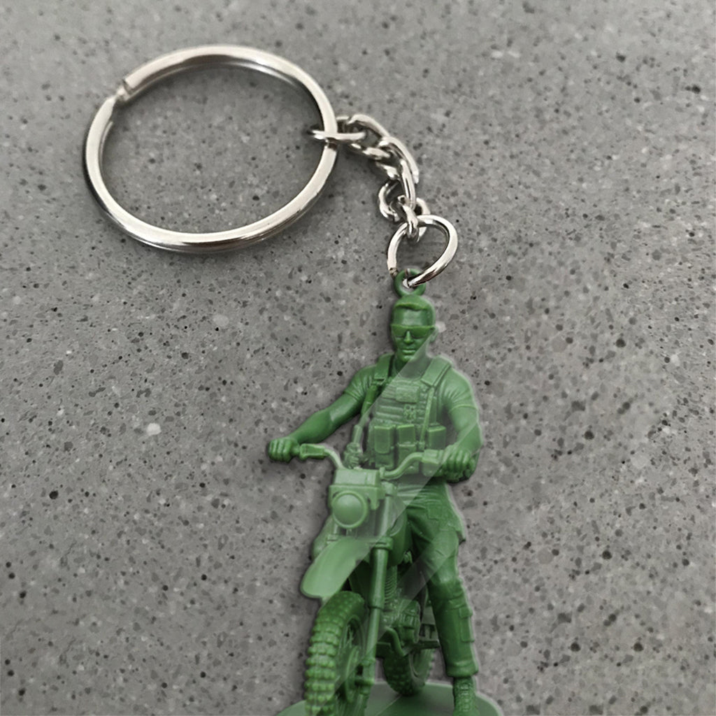 Cadeau humoristique pour les soldats - Porte-clés personnalisé pour vétérans