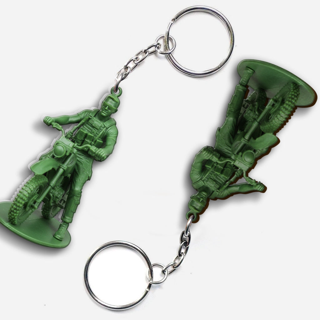 Cadeau humoristique pour les soldats - Porte-clés personnalisé pour vétérans