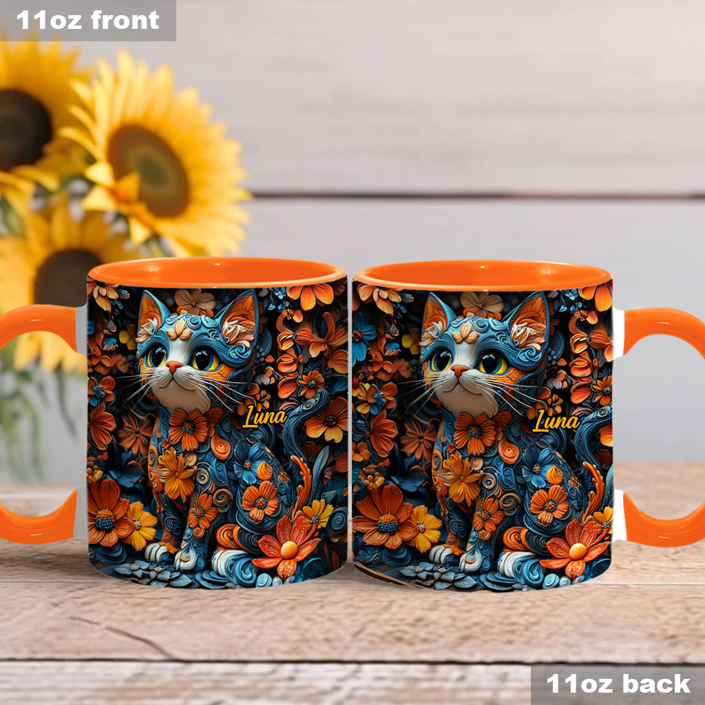 Mug personnalisé avec motif chat adorable