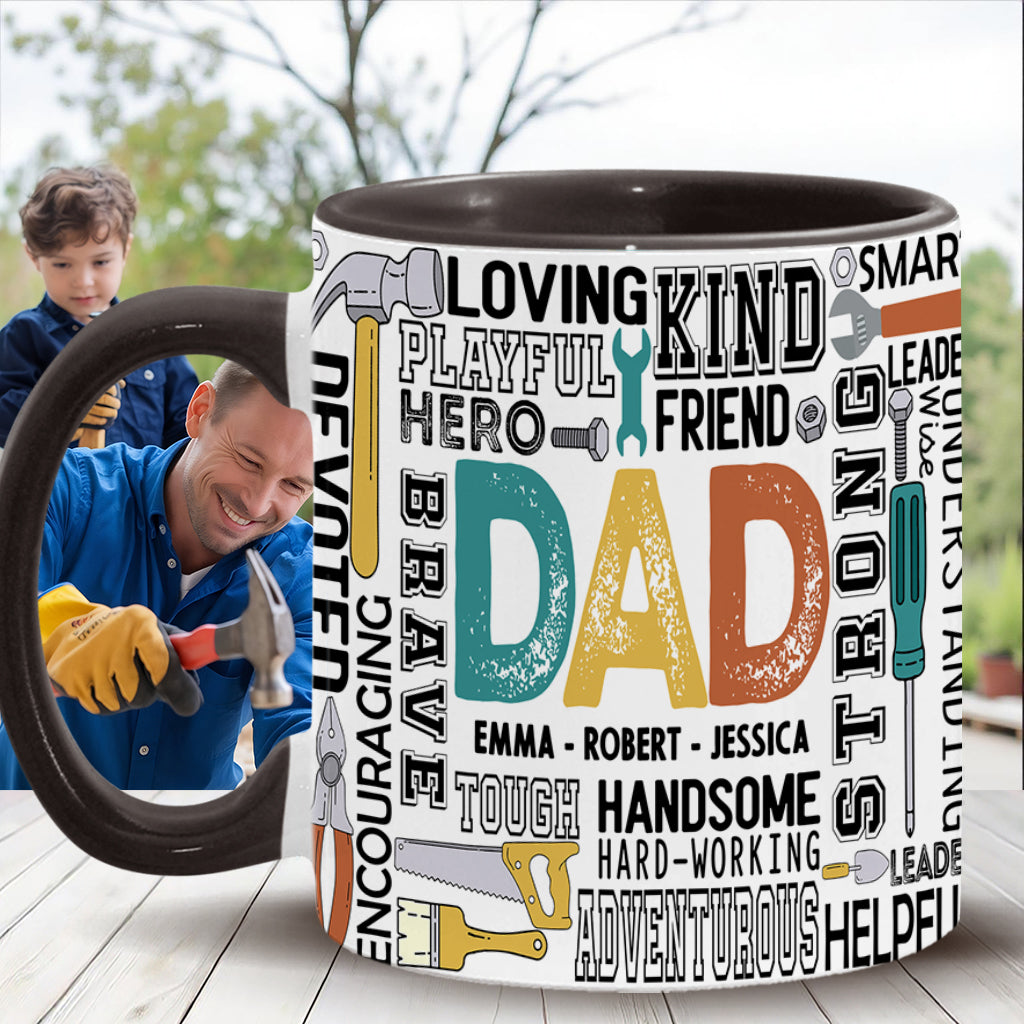 Meilleur papa du monde - Mug personnalisé « Papa idéal »