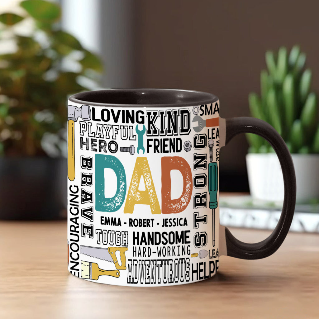 Meilleur papa du monde - Mug personnalisé « Papa idéal »