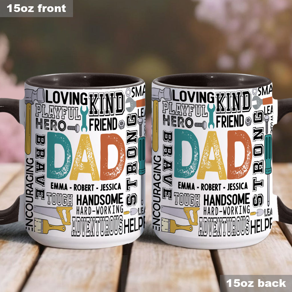 Meilleur papa du monde - Mug personnalisé « Papa idéal »