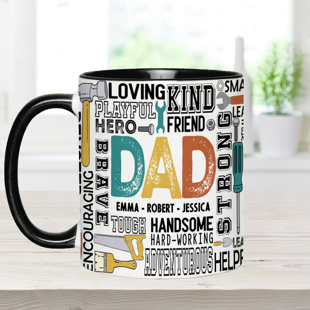 Meilleur papa du monde - Mug personnalisé « Papa idéal »