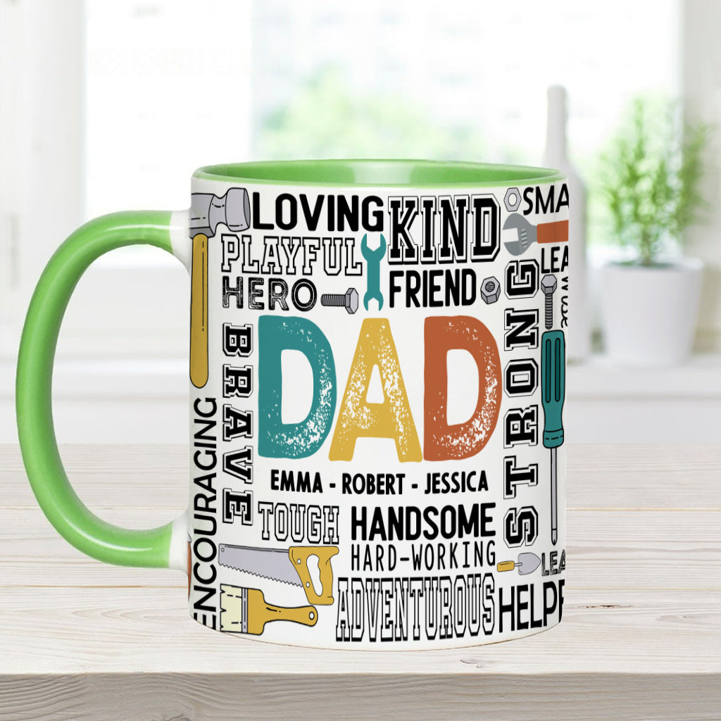 Meilleur papa du monde - Mug personnalisé « Papa idéal »