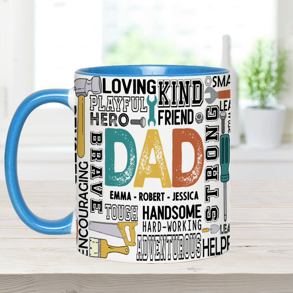Meilleur papa du monde - Mug personnalisé « Papa idéal »