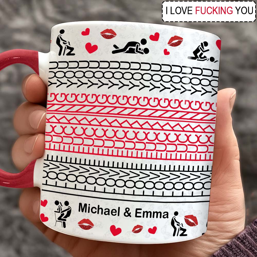 Je t'aime bébé - Mug personnalisé pour couple