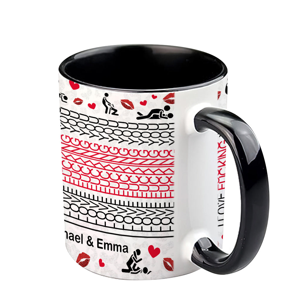 Je t'aime bébé - Mug personnalisé pour couple