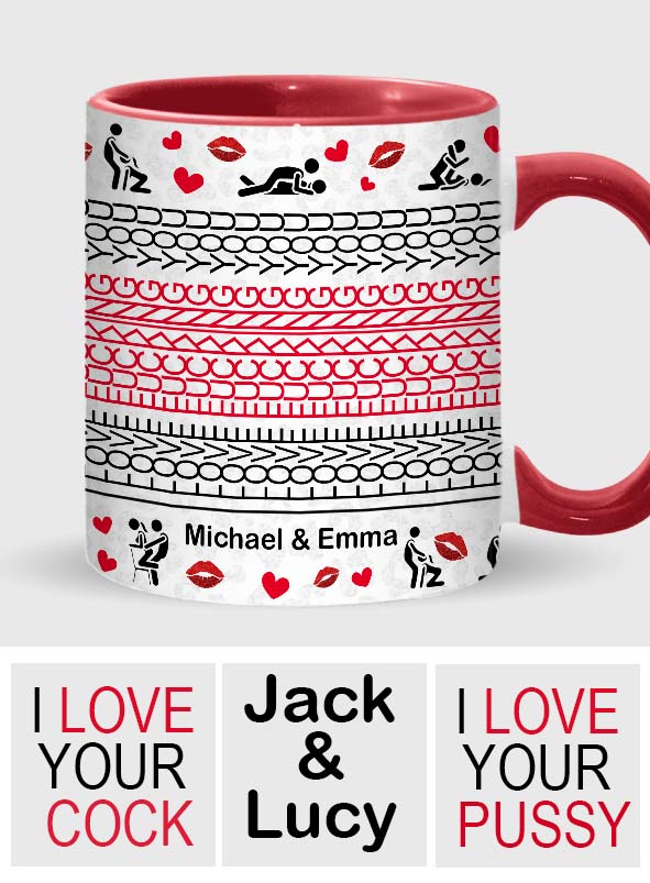 Je t'aime bébé - Mug personnalisé pour couple