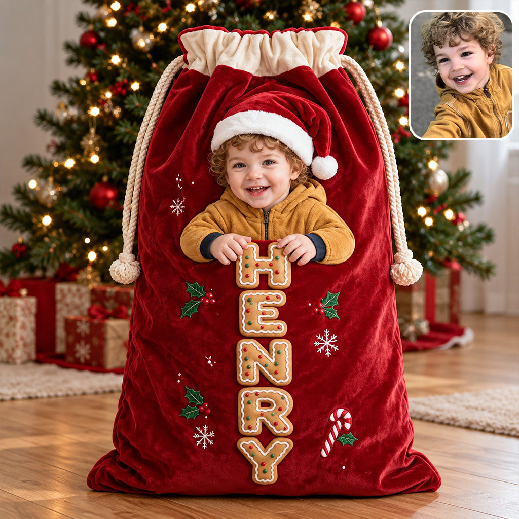Happy Family - Personalized Family Drawstring Tote Bag