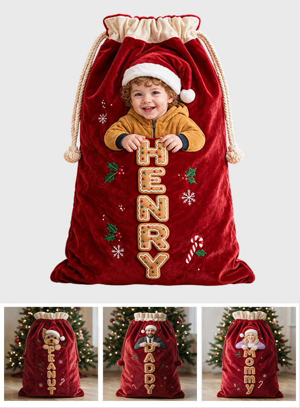 Happy Family - Personalized Family Drawstring Tote Bag