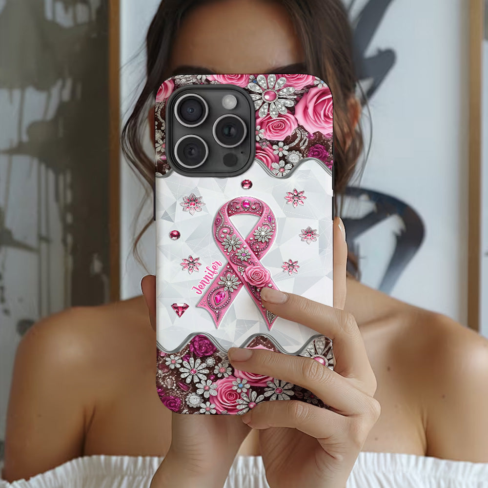 Breast Cancer Awareness - Personalized Breast Cancer Awareness Full Print Phone Case