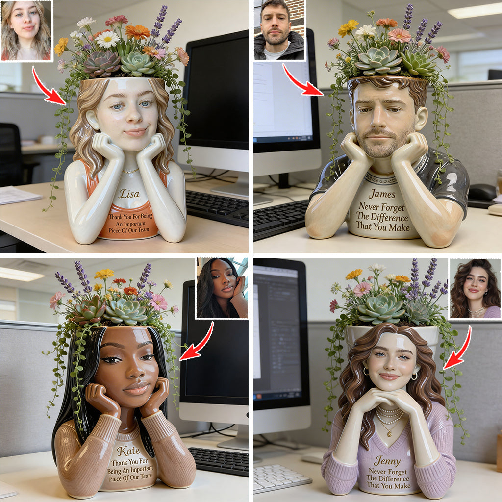 Don't Forget The Different That You Make - Personalized Colleague Acrylic Pot