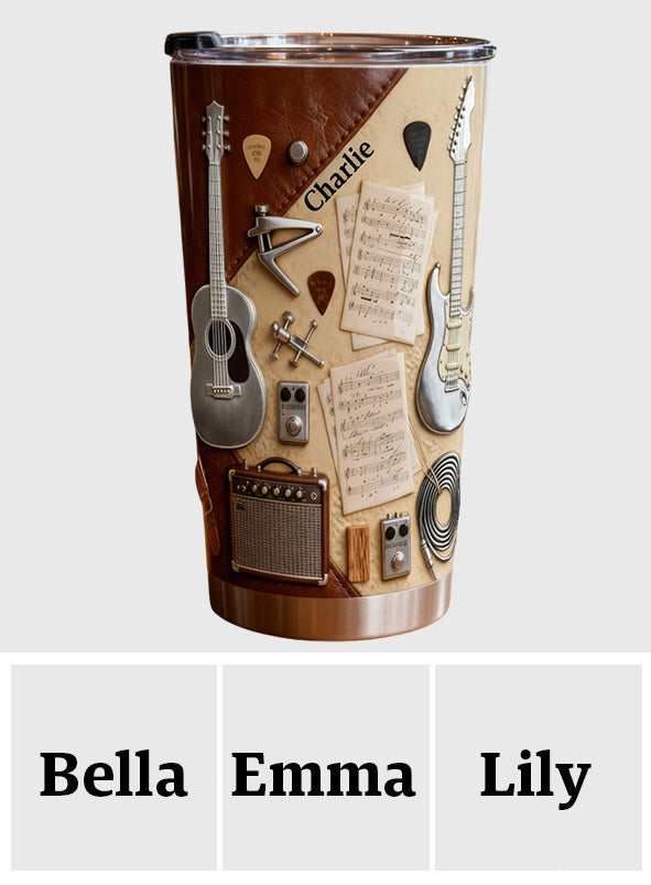 Guitarist - Personalized Guitar Tumbler