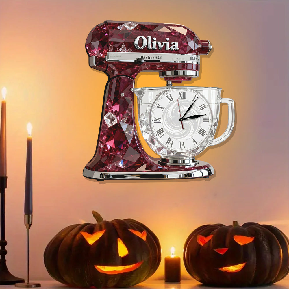 Kitchen Baking - Personalized Baking LED Light Wall Clock