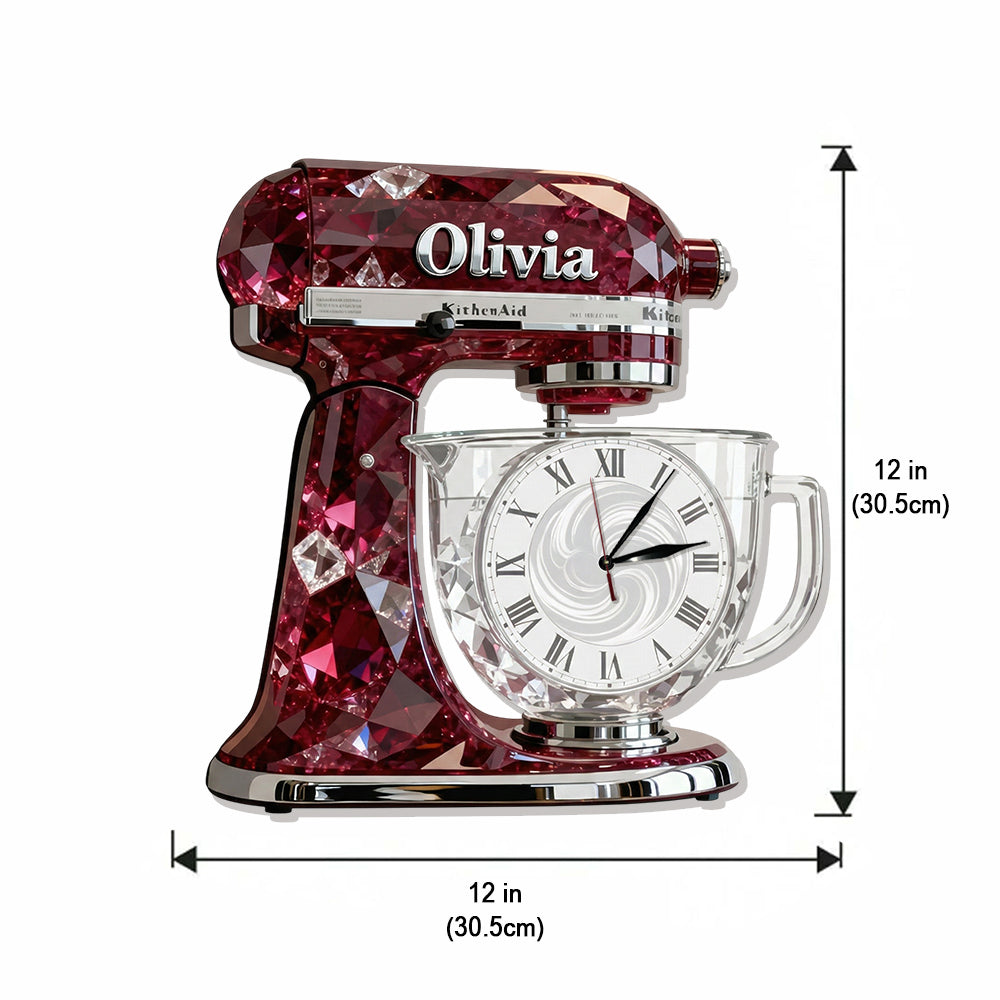 Kitchen Baking - Personalized Baking LED Light Wall Clock