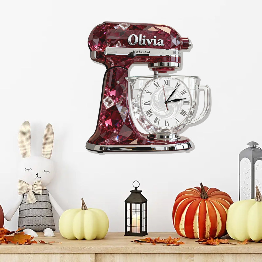 Kitchen Baking - Personalized Baking LED Light Wall Clock