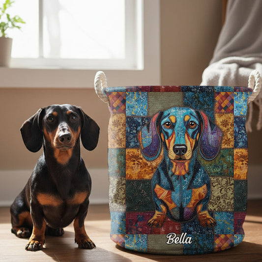 Panier de rangement personnalisé pour chiens « Love Dogs »