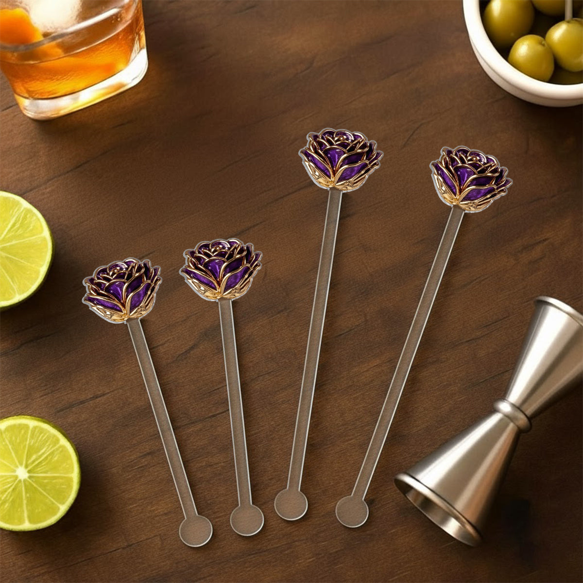 Hold My Hand, Hold My Heart - Personalized Grandma Set Accent Mug with Acrylic Stirrers