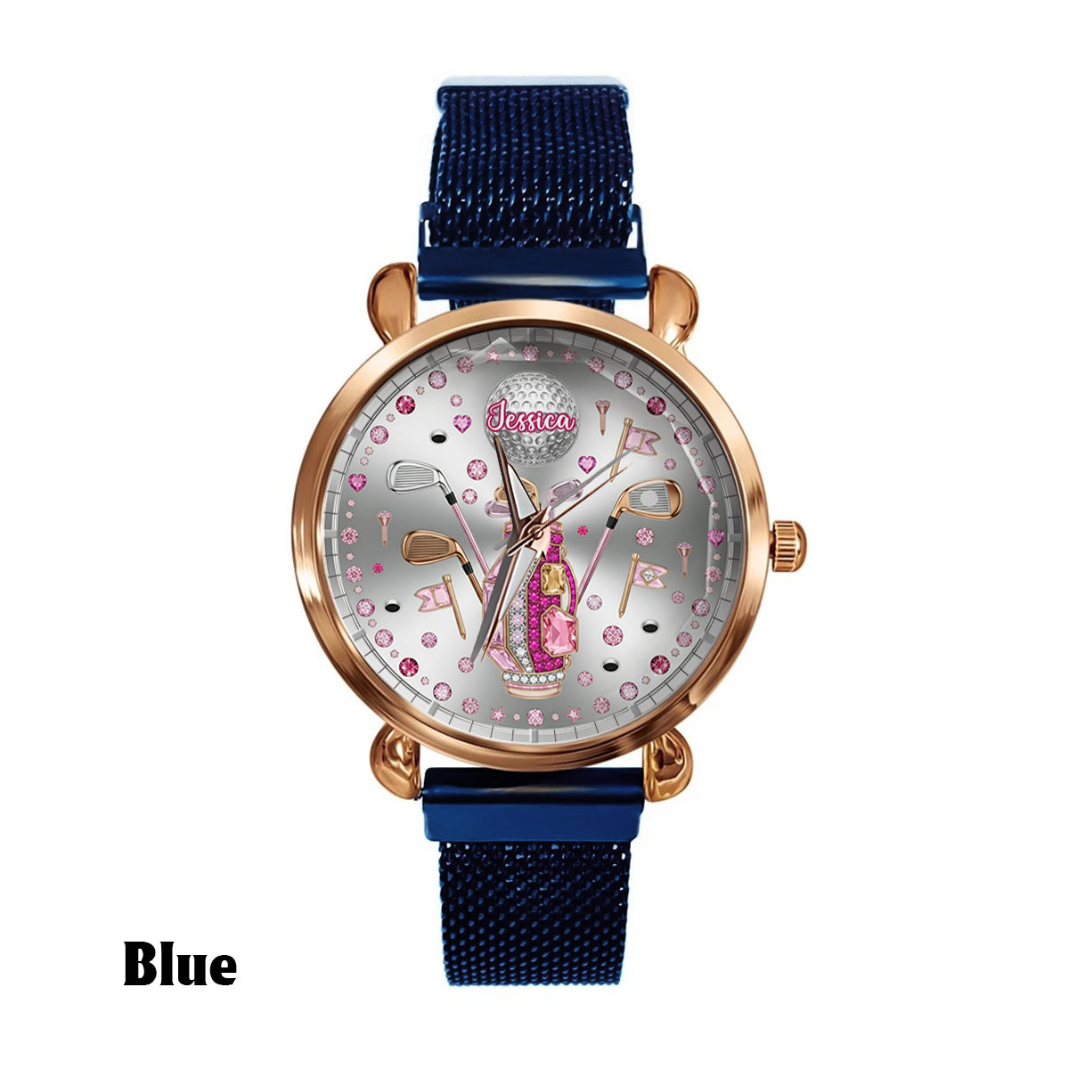 Montre-bracelet personnalisée pour femme Love Golf - Golf 