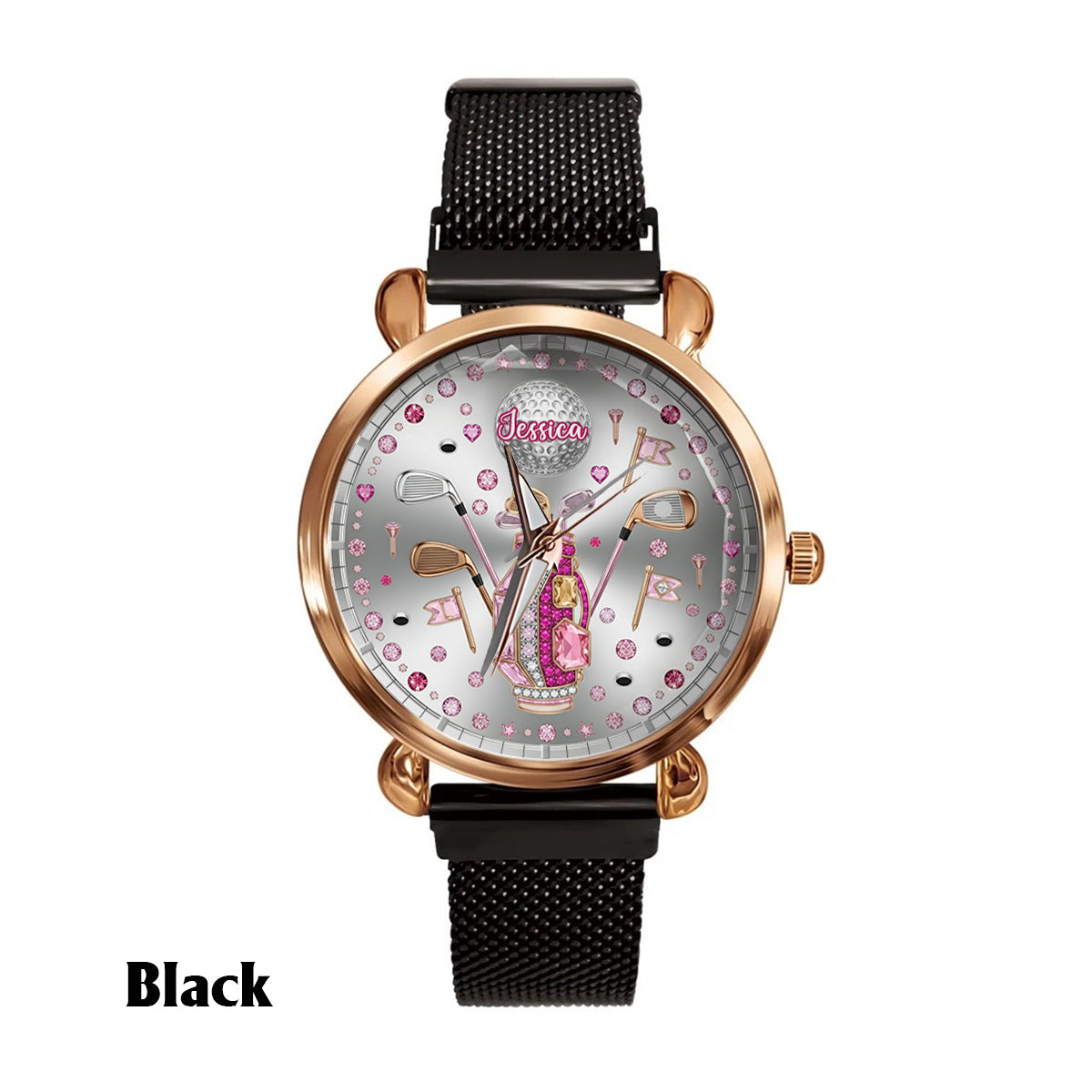 Montre-bracelet personnalisée pour femme Love Golf - Golf 