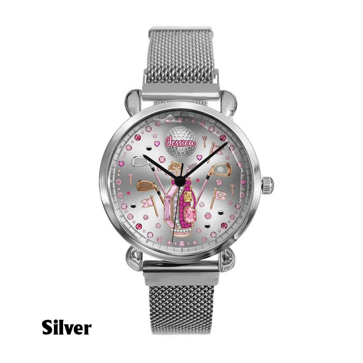 Montre-bracelet personnalisée pour femme Love Golf - Golf 