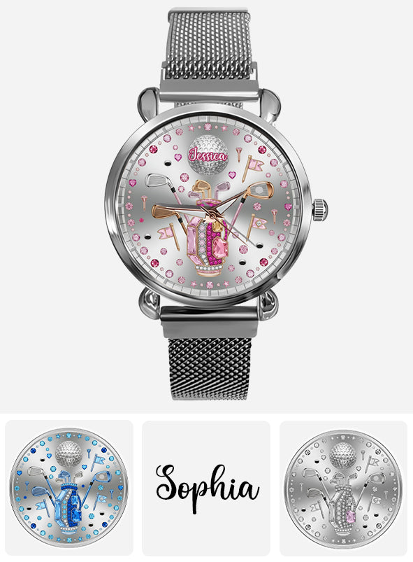 Montre-bracelet personnalisée pour femme Love Golf - Golf 
