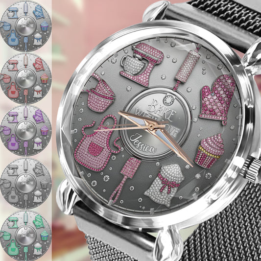 Bake With Love - Personalized Baking Women Hand Watch