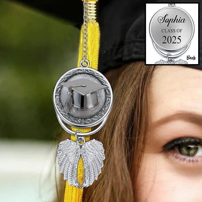 Félicitations Grand 2025 - Ornement d'ailes de remise de diplôme personnalisé