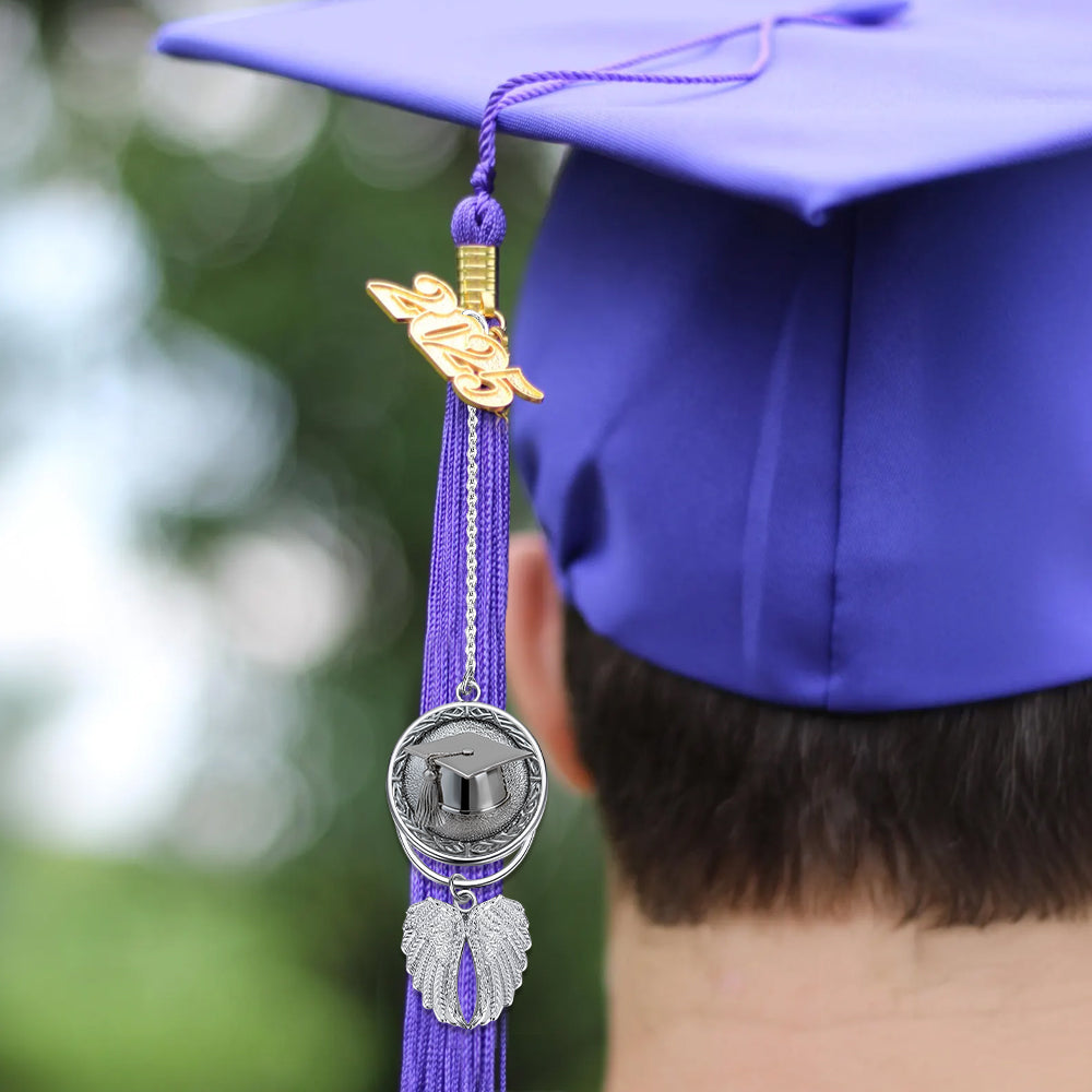 Félicitations Grand 2025 - Ornement d'ailes de remise de diplôme personnalisé