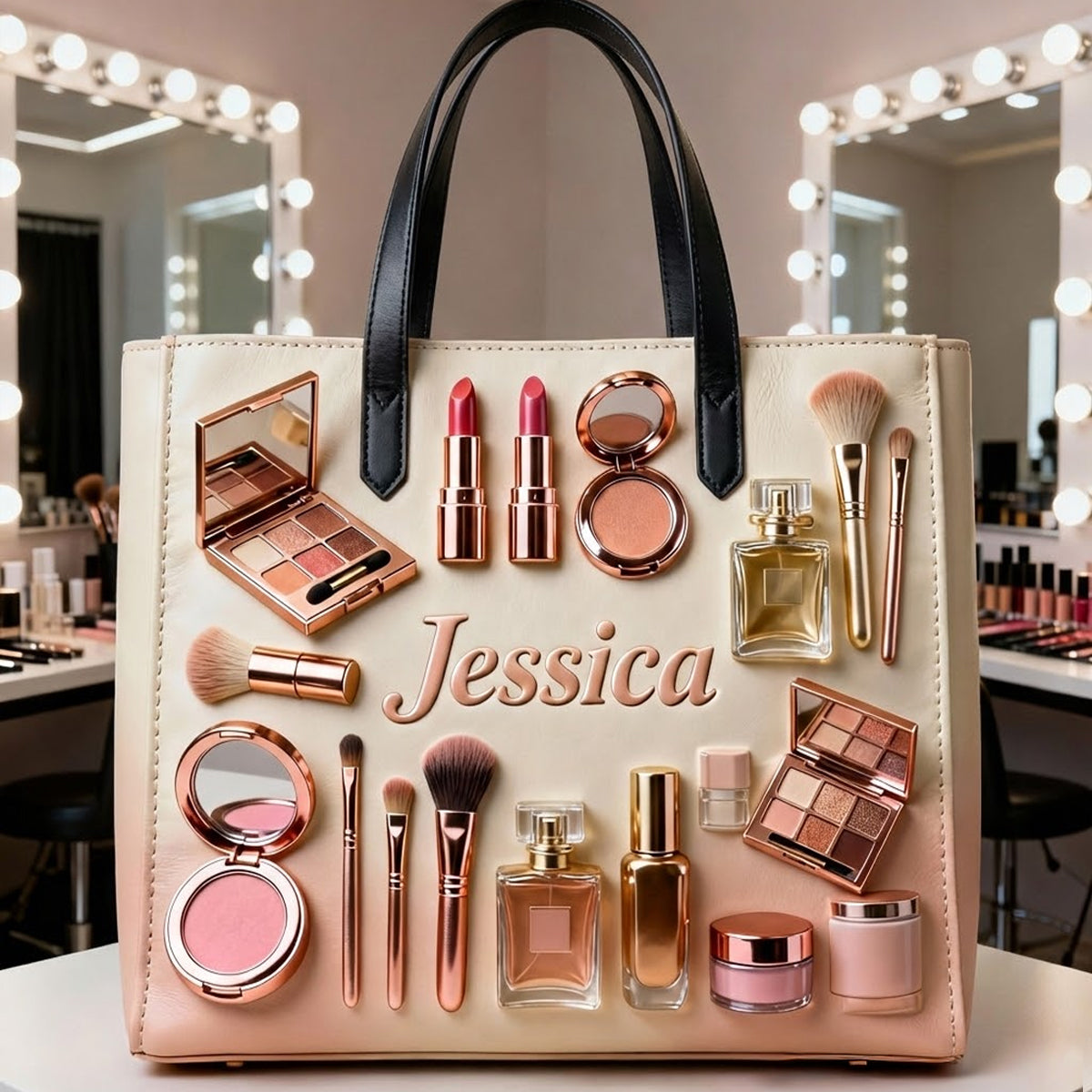 Proud Makeup Artist - Personalized Makeup Tote Bag