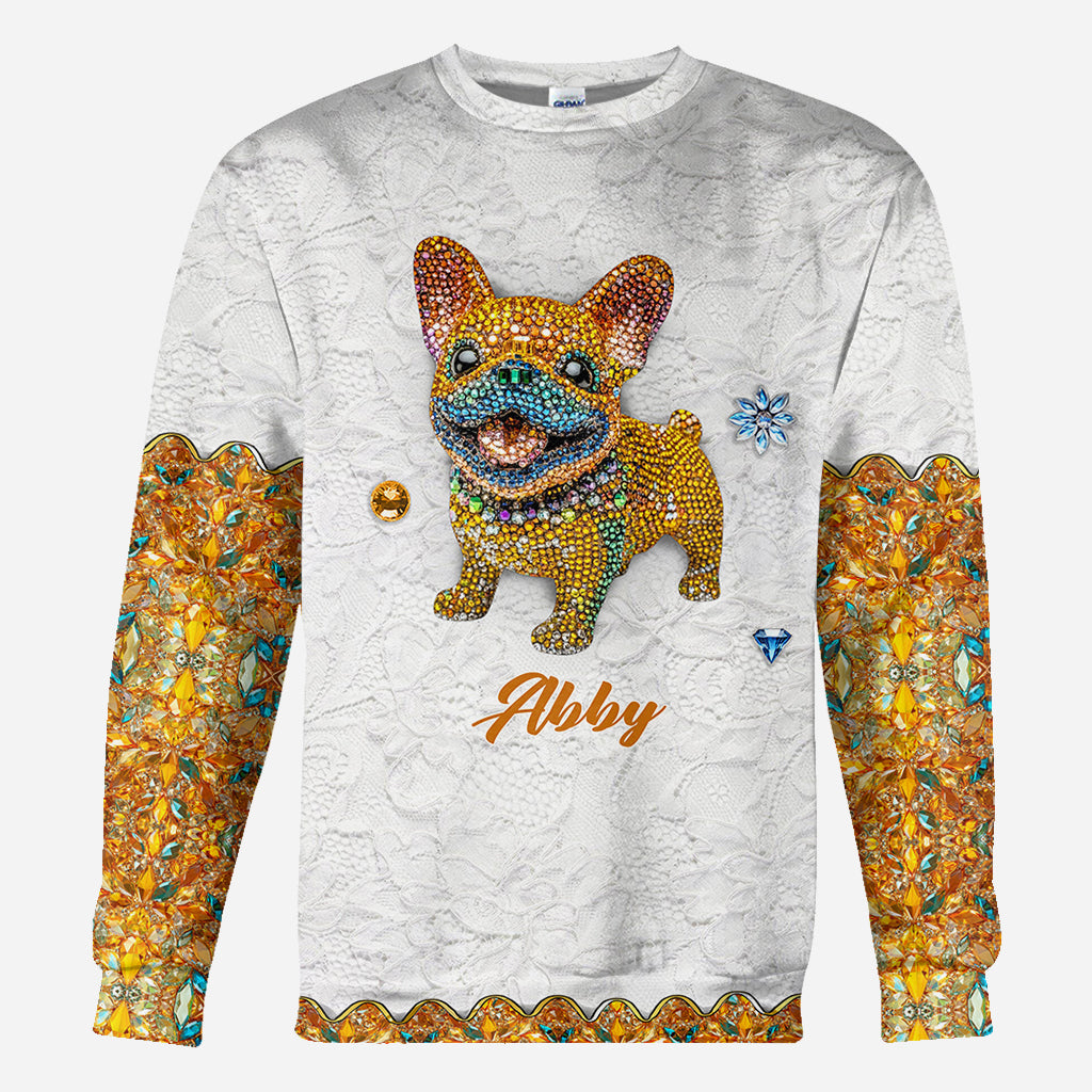 T-shirt personnalisé avec un adorable chien - T-shirt à motif chien mignon