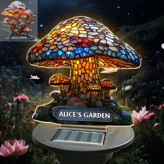 Magic Night - Lampe solaire de jardin personnalisée