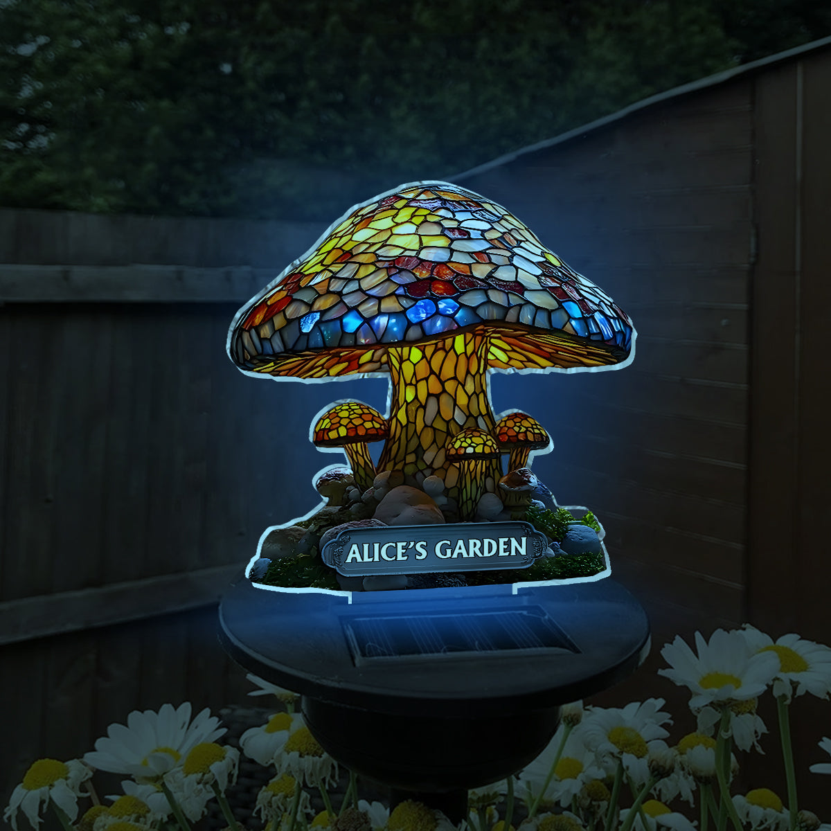 Magic Night - Lampe solaire de jardin personnalisée