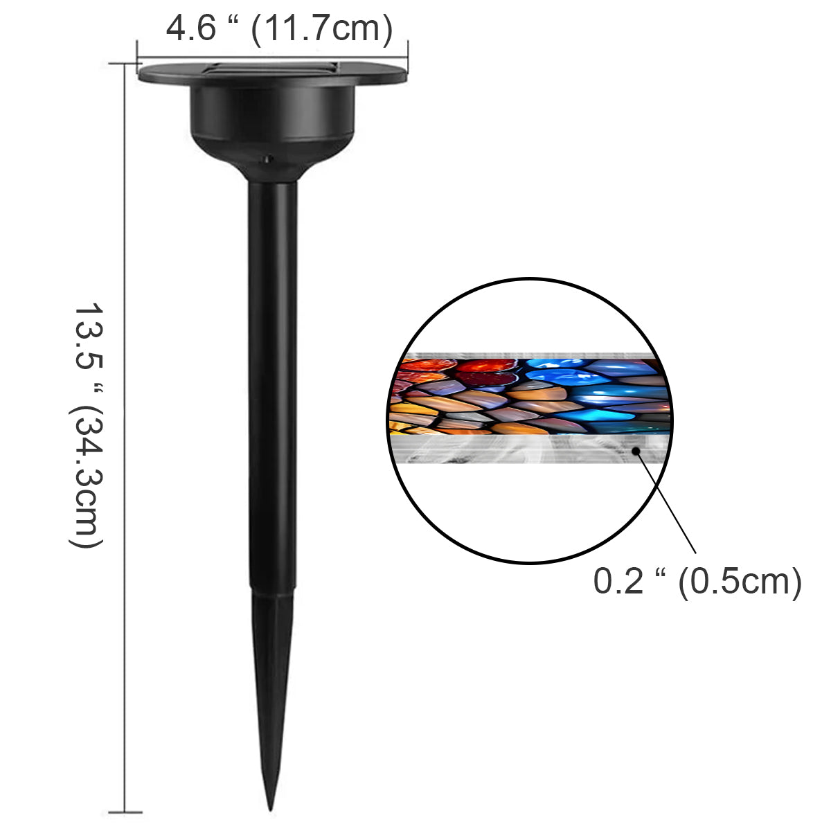 Magic Night - Lampe solaire de jardin personnalisée