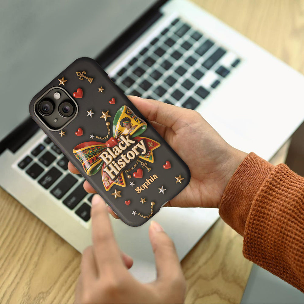 Black History Month - Personalized African American Full Print Phone Case